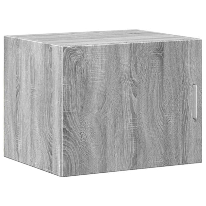 Slim Storage Cabinet Grey Sonoma 50x42.5x225 cm Engineered Wood