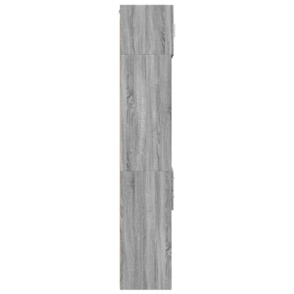 Slim Storage Cabinet Grey Sonoma 50x42.5x225 cm Engineered Wood