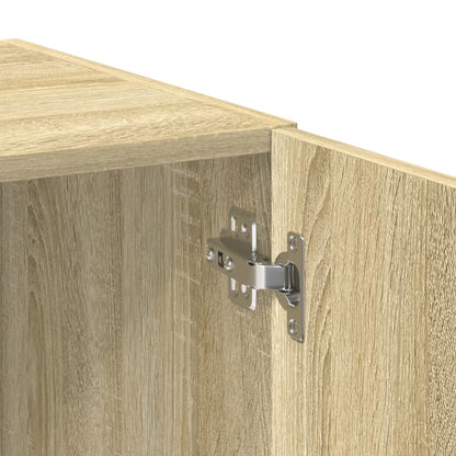 Storage Cabinet Sonoma Oak 70x42.5x225 cm Engineered Wood