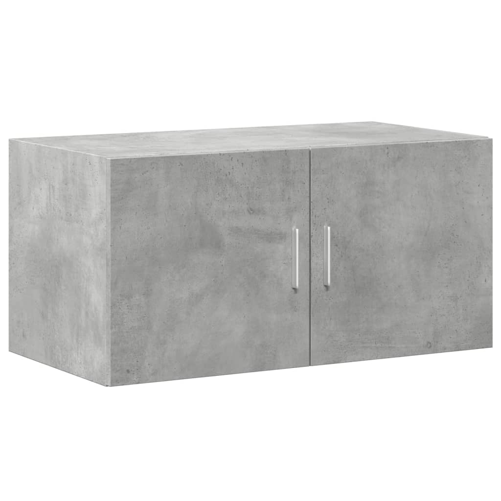 Storage Cabinet Concrete Grey 80x42.5x225 cm Engineered Wood