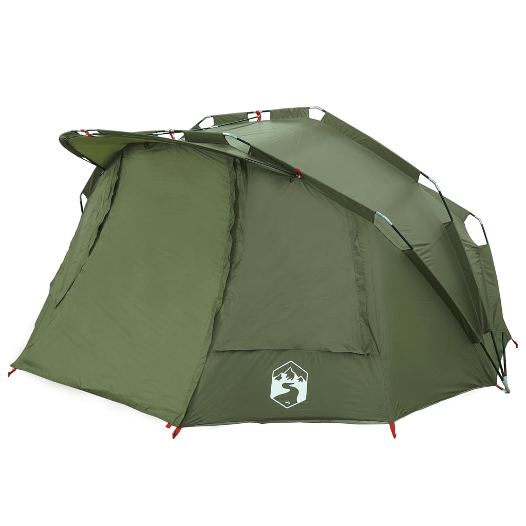 Fishing Tent 5-Person Olive Green Waterproof