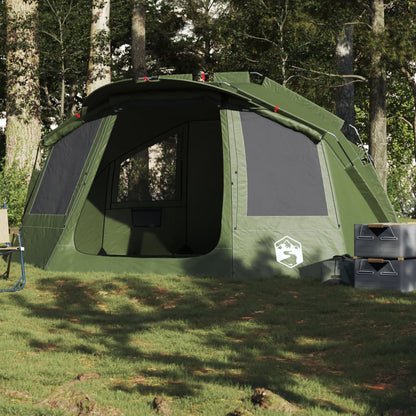 Fishing Tent 5-Person Olive Green Waterproof