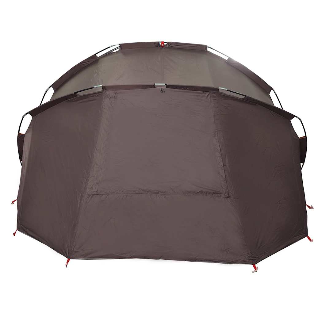 Fishing Tent 5-Person Brown Waterproof