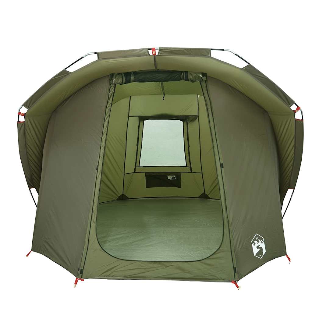 Fishing Tent 4-Person Olive Green Waterproof