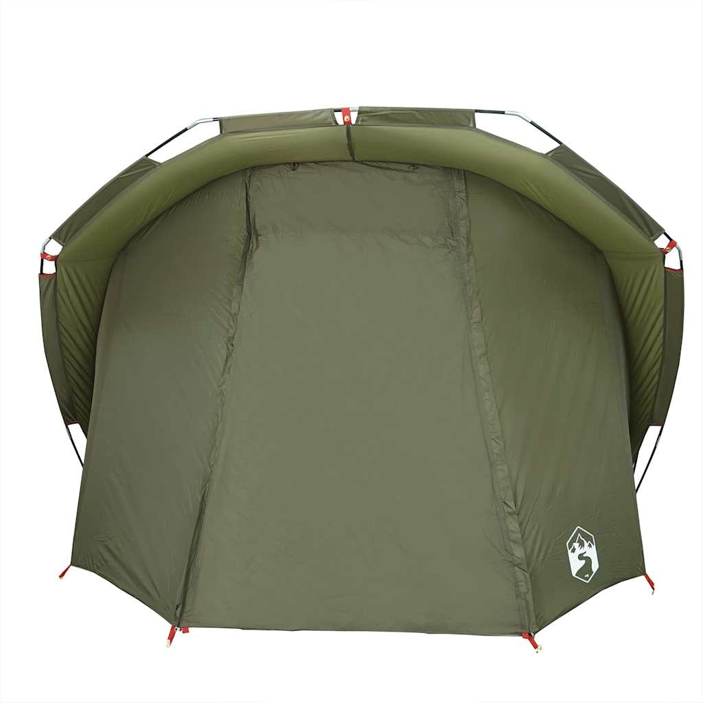 Fishing Tent 4-Person Olive Green Waterproof