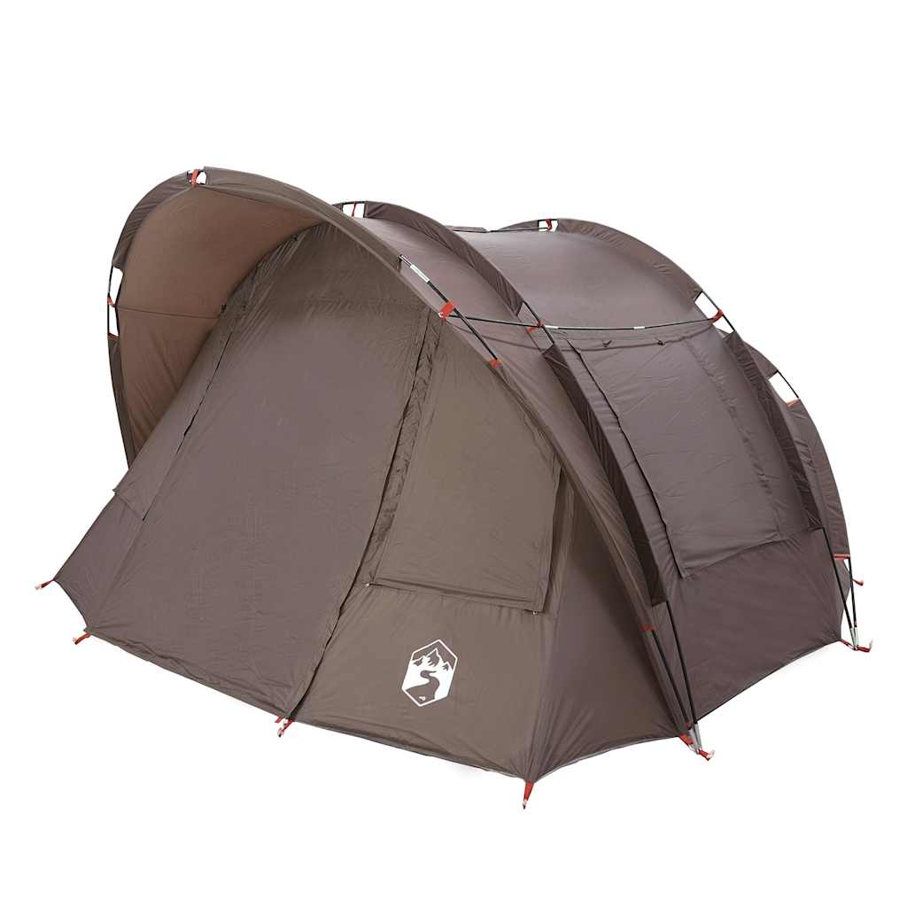 Fishing Tent 2-Person Brown Waterproof