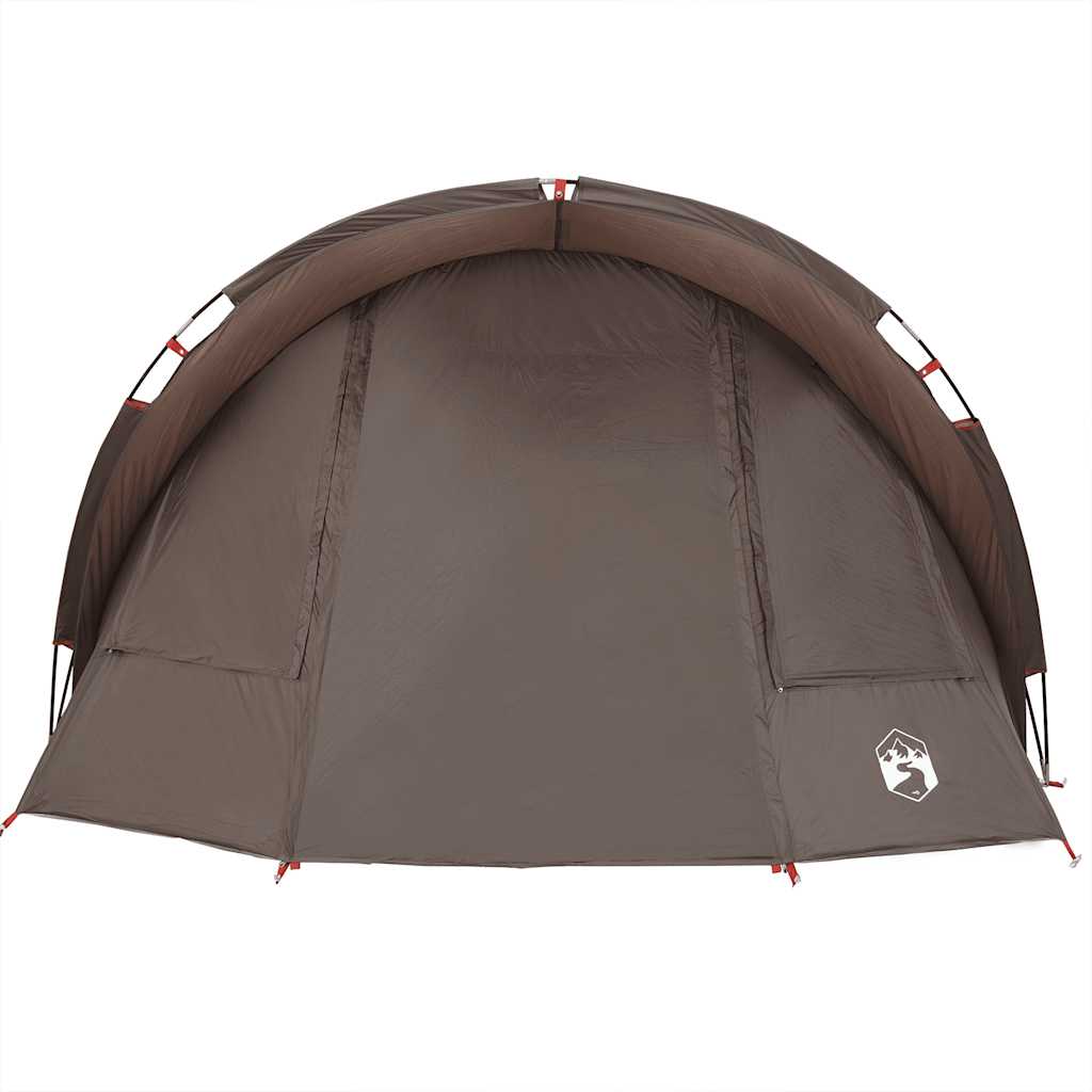 Fishing Tent 2-Person Brown Waterproof