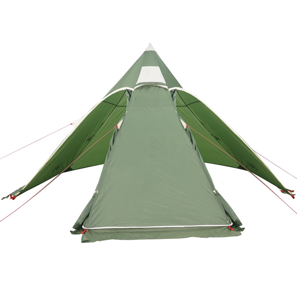 Camping Tent Tipi 5-Person Green Waterproof