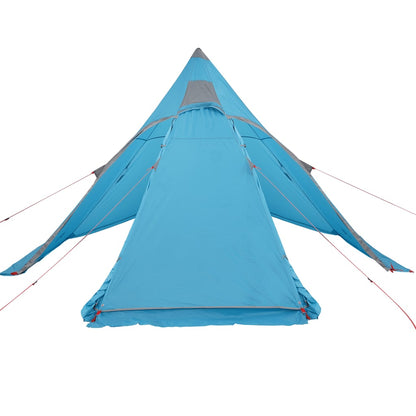 Camping Tent Tipi 5-Person Blue Waterproof