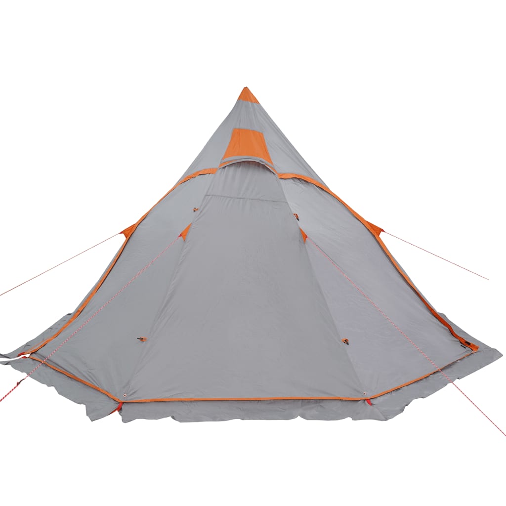 Camping Tent Tipi 5-Person Grey Waterproof