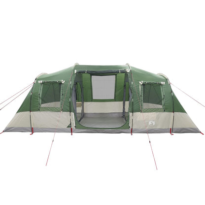 Family Tent Tunnel 6-Person Green Waterproof