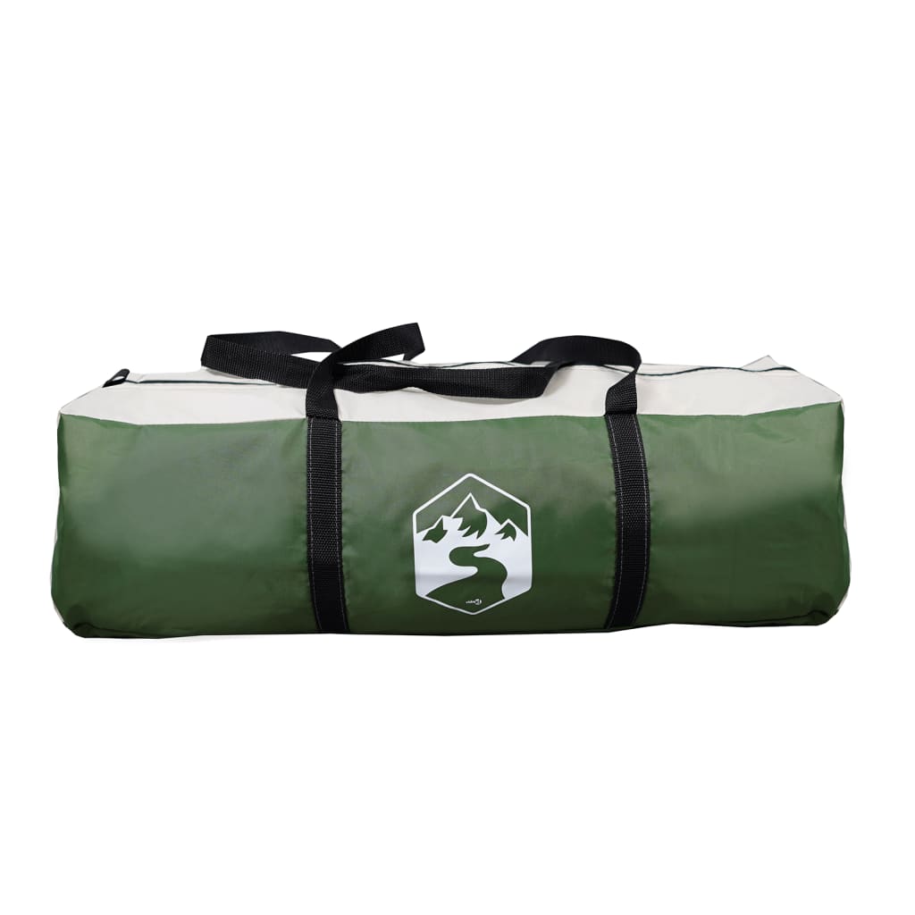 Family Tent Tunnel 6-Person Green Waterproof