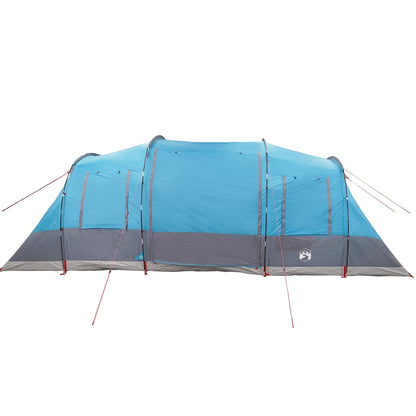 Family Tent Tunnel 6-Person Blue Waterproof