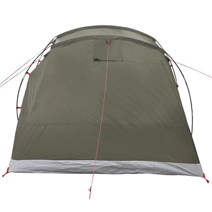 Family Tent Tunnel 6-Person Olive Green Waterproof