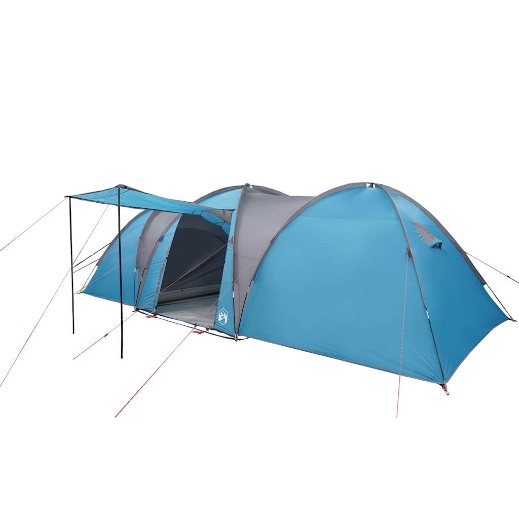 Family Tent Dome 8-Person Blue Waterproof