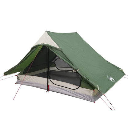 Camping Tent 2-Person Green Waterproof