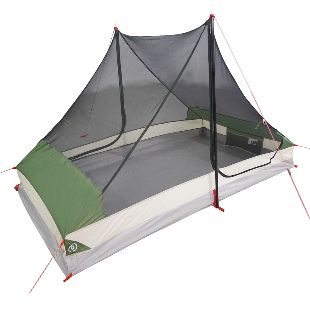 Camping Tent 2-Person Green Waterproof