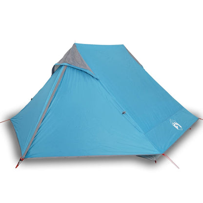 Camping Tent 2-Person Blue Waterproof