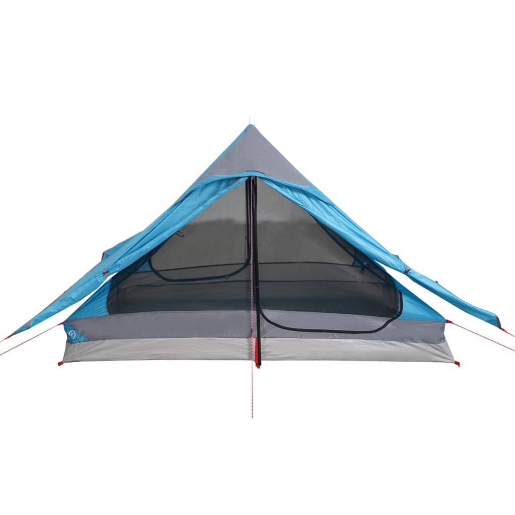 Camping Tent 2-Person Blue Waterproof