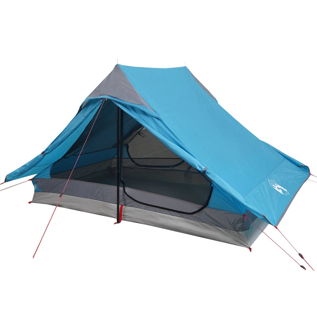 Camping Tent 2-Person Blue Waterproof