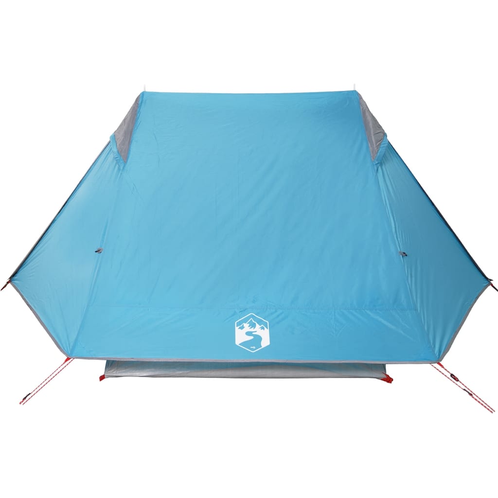 Camping Tent 2-Person Blue Waterproof