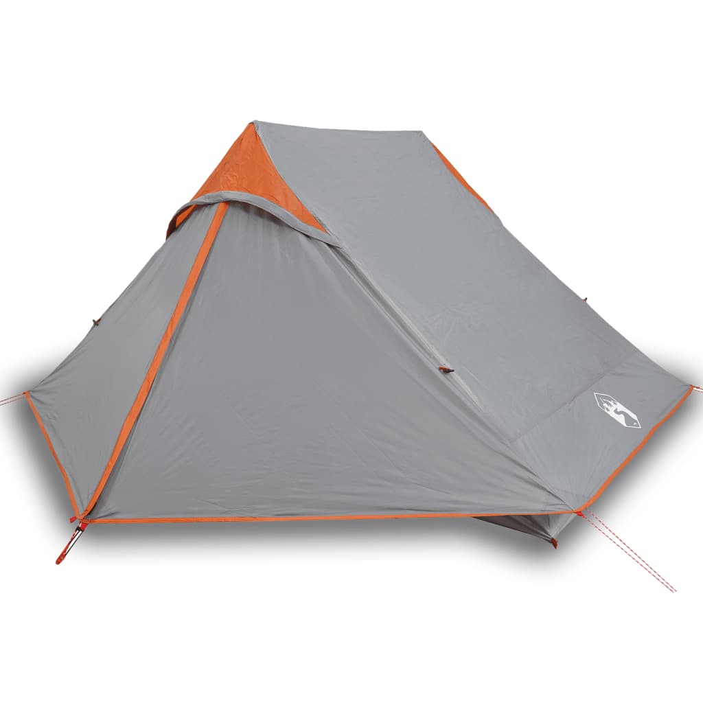 Camping Tent 2-Person Grey Waterproof