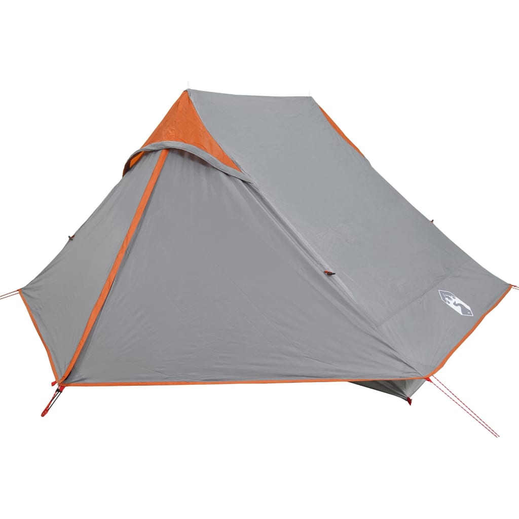 Camping Tent 2-Person Grey Waterproof