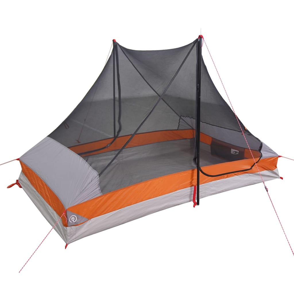 Camping Tent 2-Person Grey Waterproof