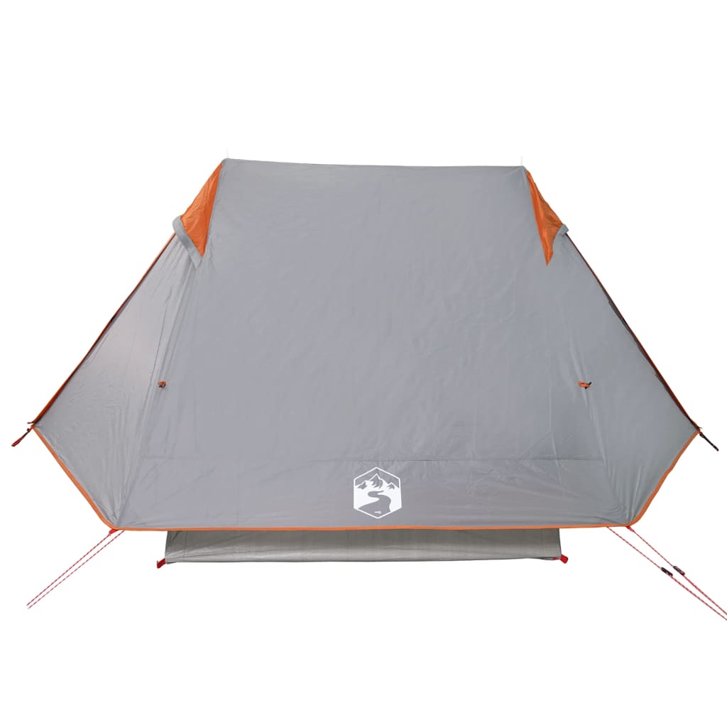 Camping Tent 2-Person Grey Waterproof