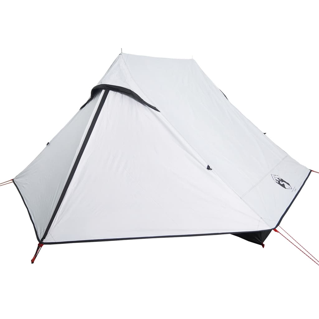 Camping Tent 2-Person White Blackout Fabric Waterproof