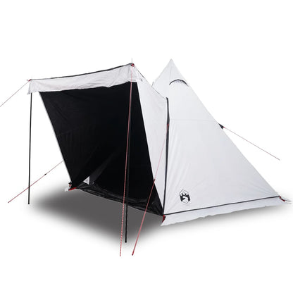 Family Tent Tipi 6-Person White Blackout Fabric Waterproof