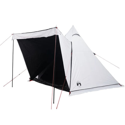 Family Tent Tipi 6-Person White Blackout Fabric Waterproof