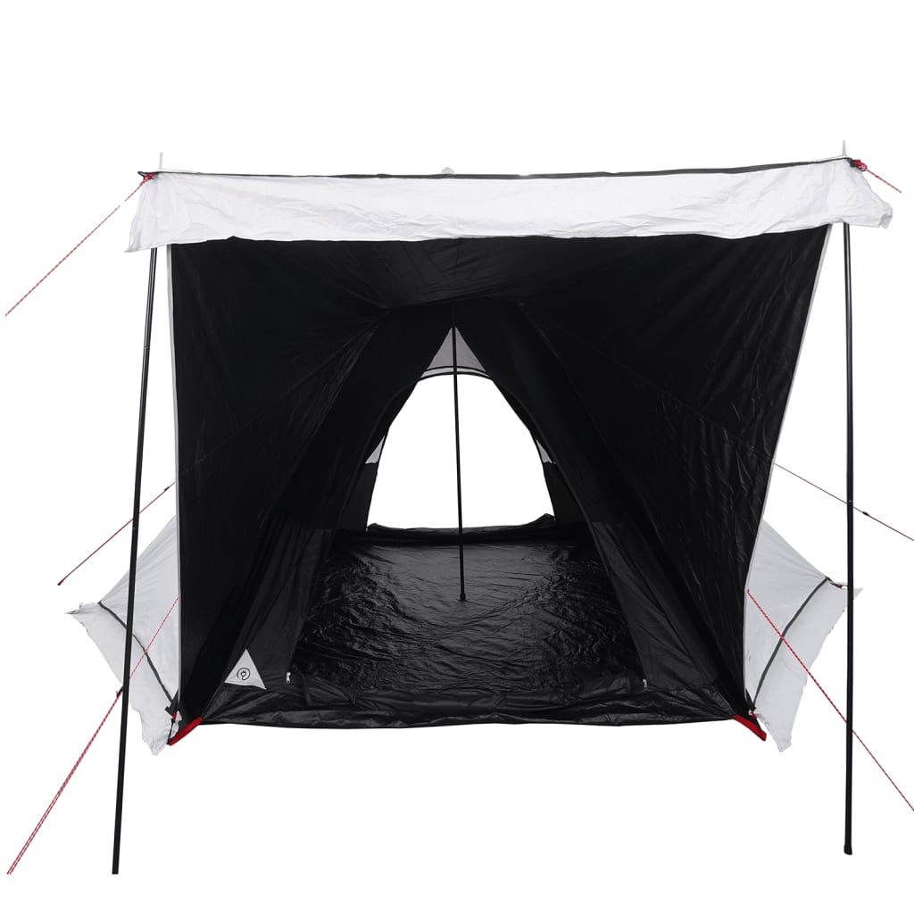 Family Tent Tipi 6-Person White Blackout Fabric Waterproof