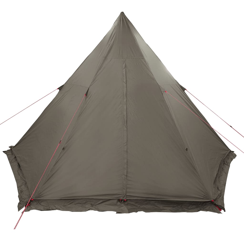 Family Tent Tipi 6-Person Brown Waterproof