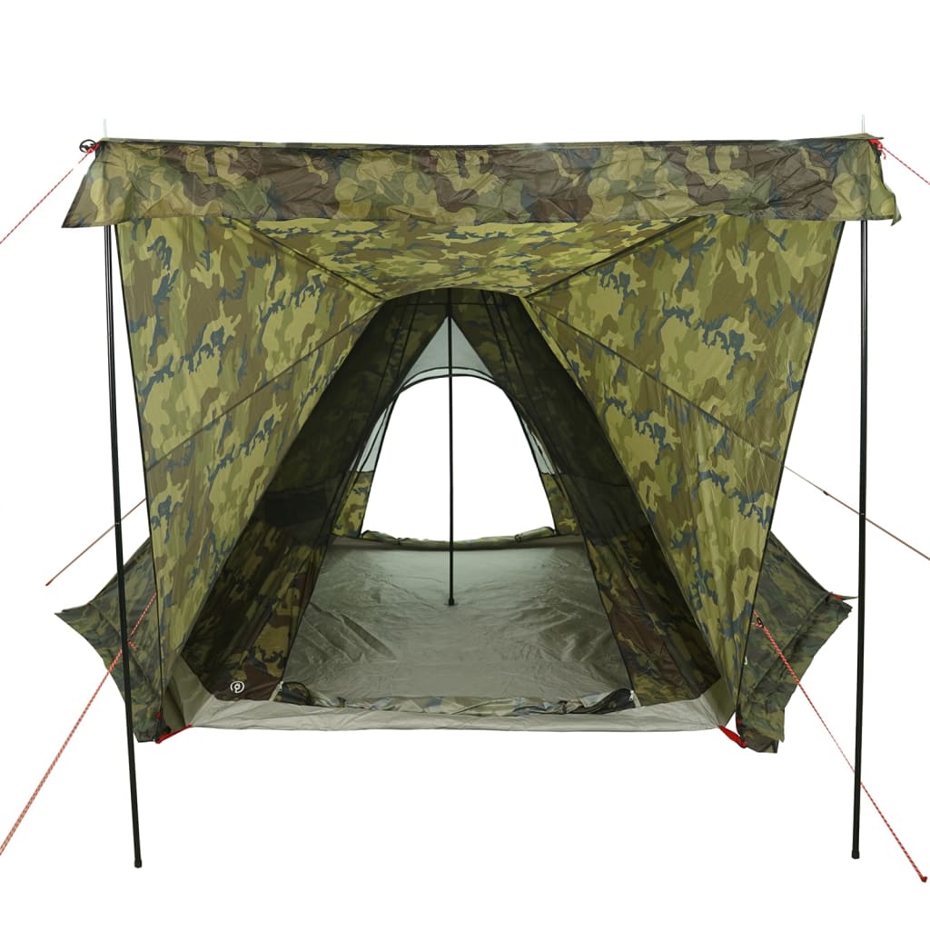 Family Tent Tipi 6-Person Camouflage Waterproof