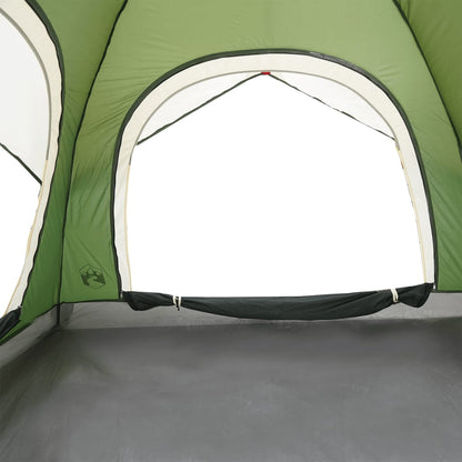 Camping Tent Cabin 4-Person Green Waterproof