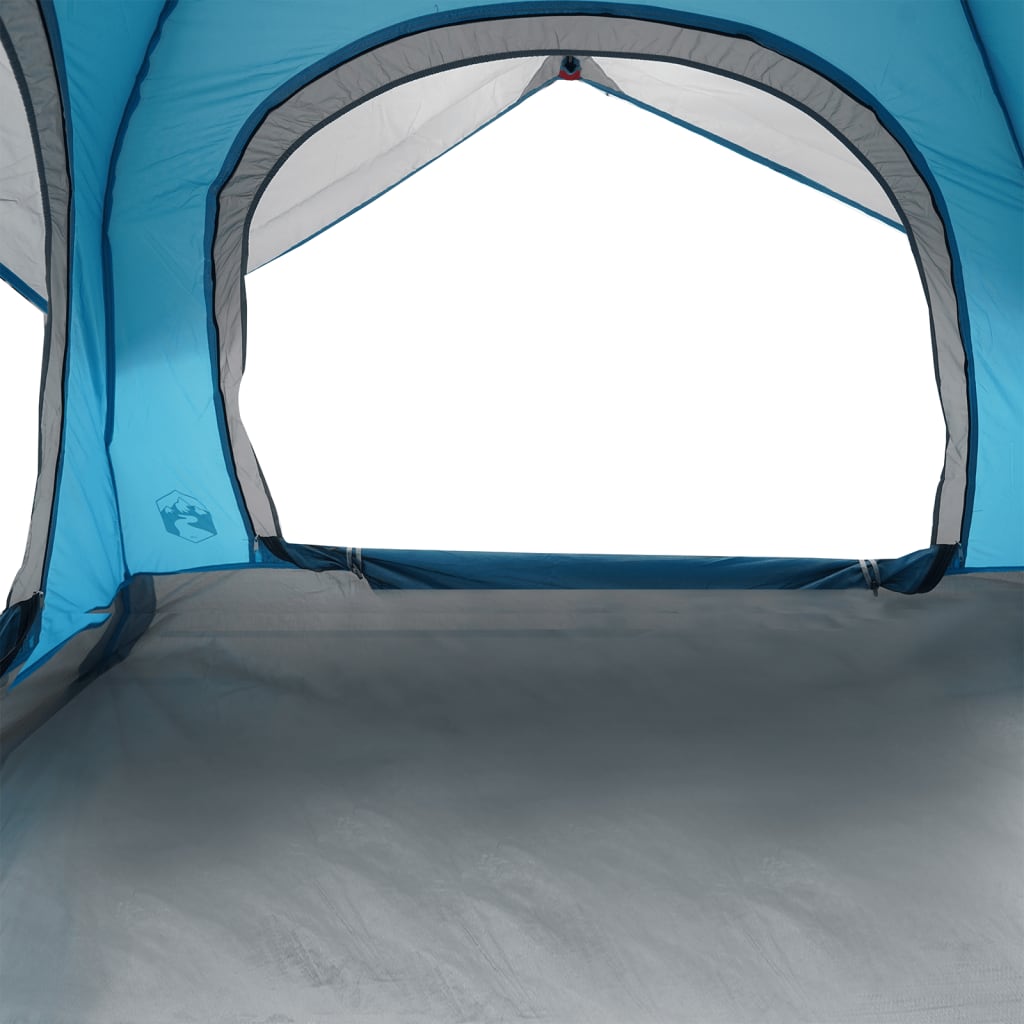 Camping Tent Cabin 4-Person Blue Waterproof