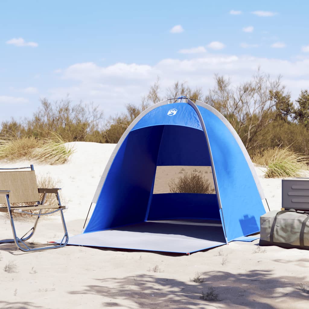 Beach Tent 3-Person Azure Blue Waterproof