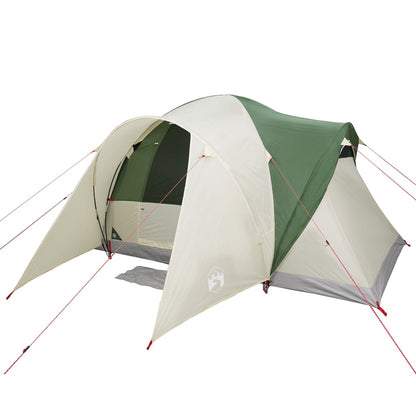 Family Tent Dome 6-Person Green Waterproof