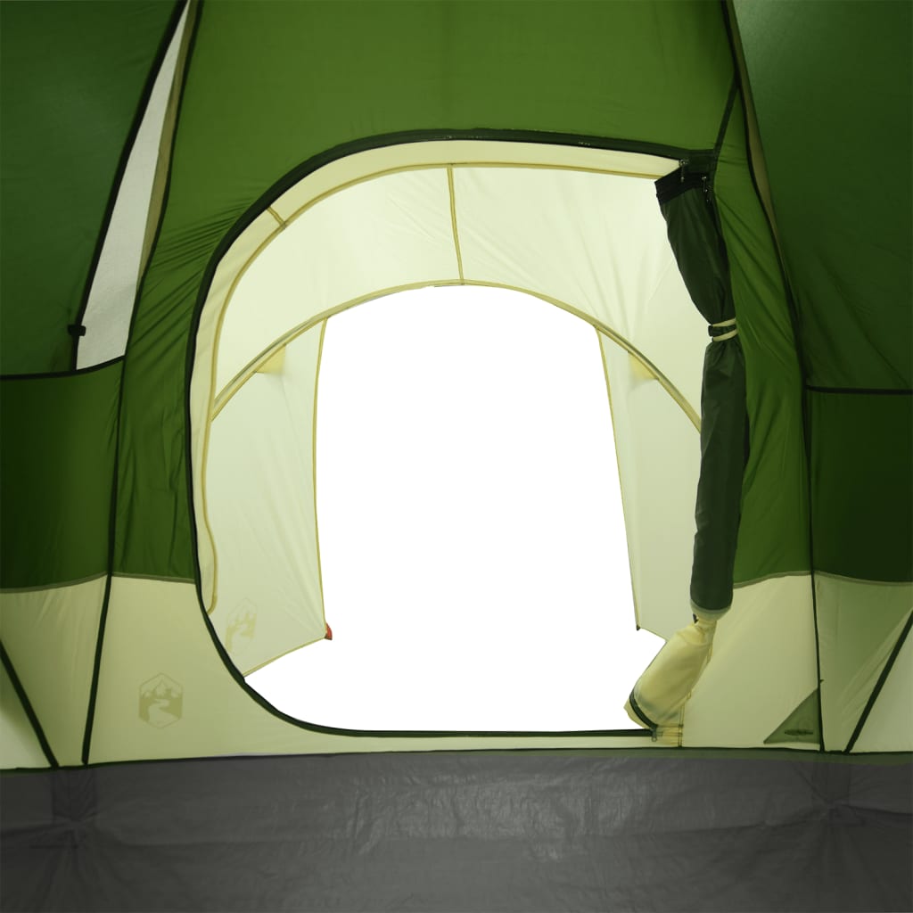 Family Tent Dome 6-Person Green Waterproof