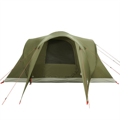 Family Tent Dome 6-Person Olive Green Waterproof