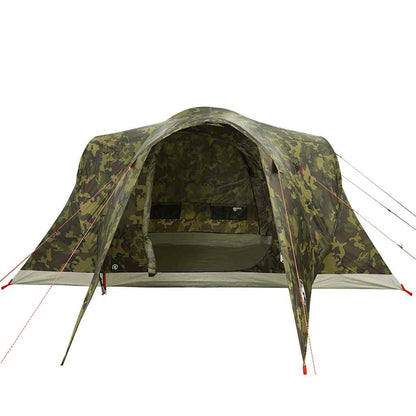 Family Tent Dome 6-Person Camouflage Waterproof