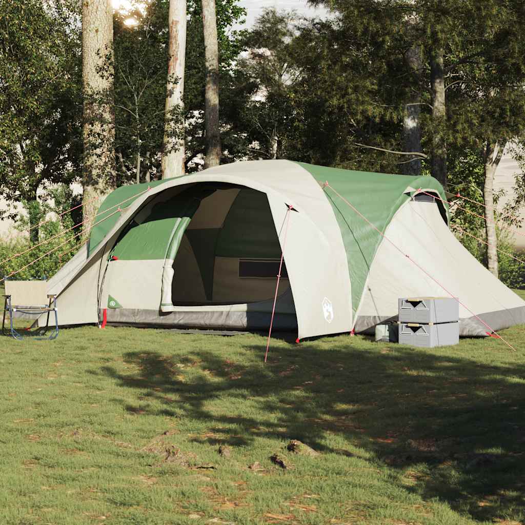 Family Tent Dome 6-Person Green Waterproof