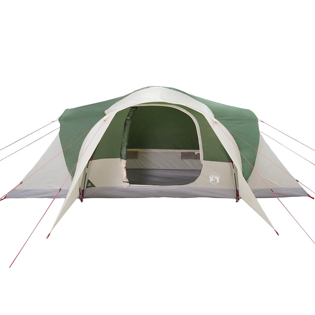 Family Tent Dome 6-Person Green Waterproof