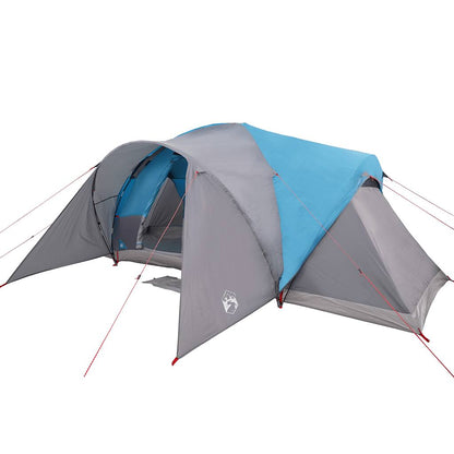 Family Tent Dome 6-Person Blue Waterproof