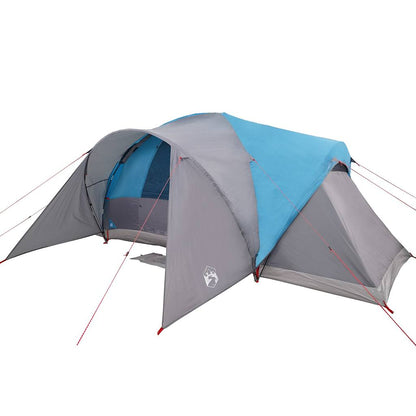 Family Tent Dome 6-Person Blue Waterproof