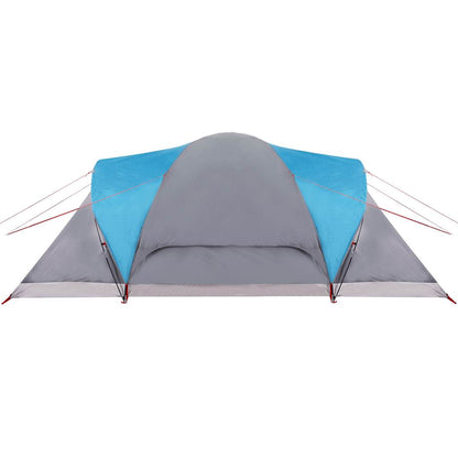 Family Tent Dome 6-Person Blue Waterproof