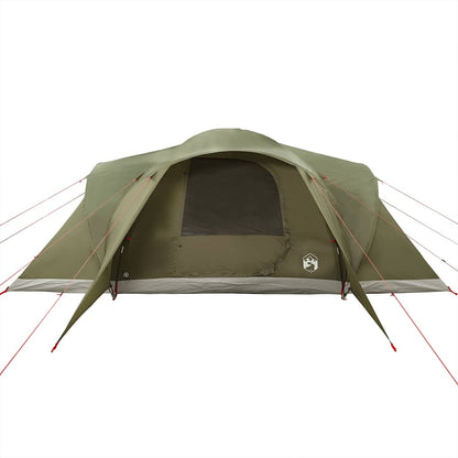 Family Tent Dome 6-Person Olive Green Waterproof