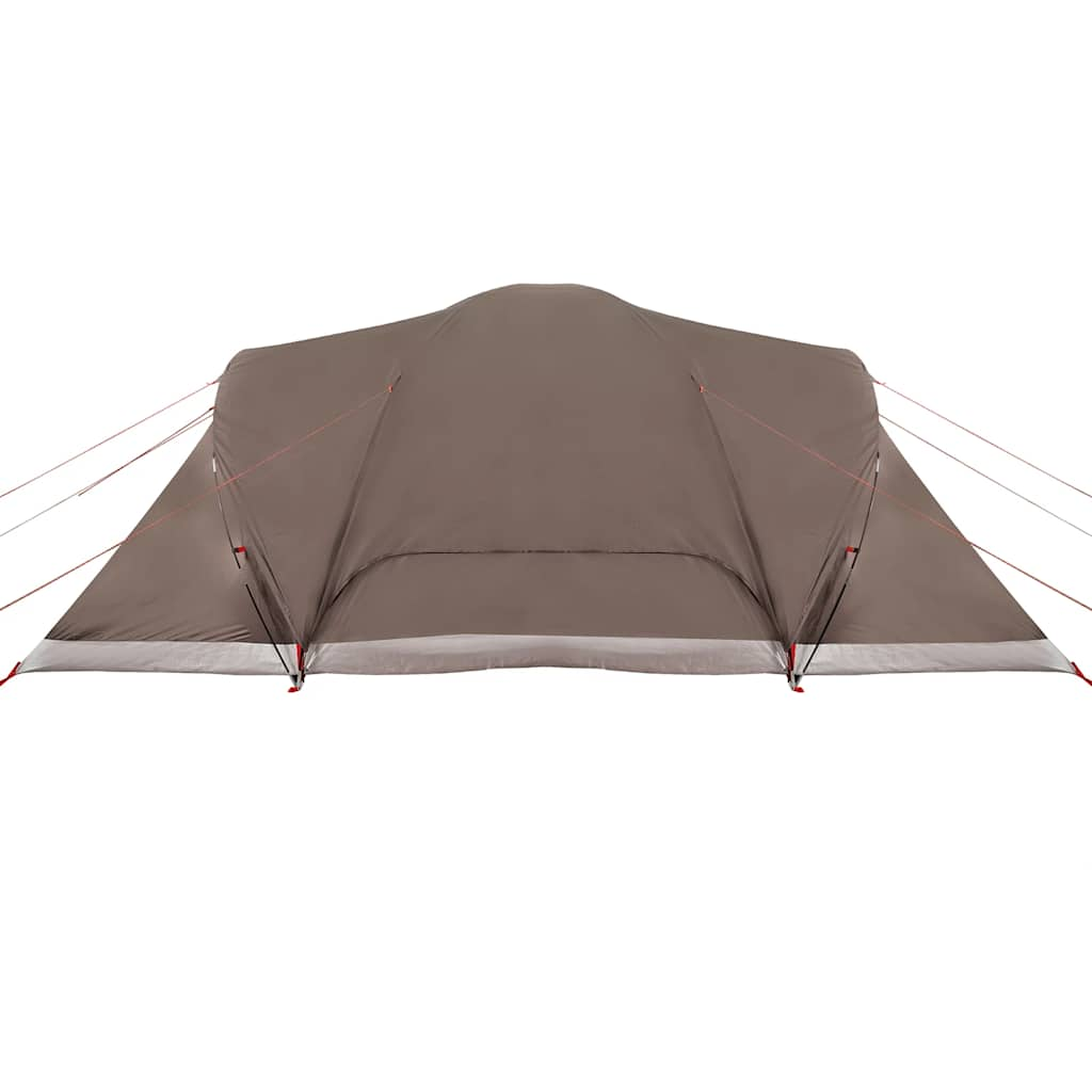 Family Tent Dome 6-Person Brown Waterproof