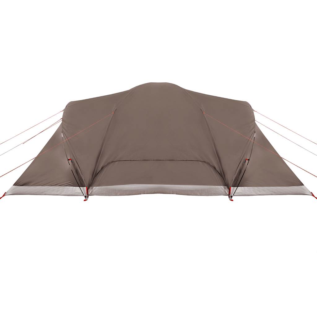 Family Tent Dome 6-Person Brown Waterproof